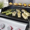 grilovanie jedla v spirit ex 425 plynovy gril weber