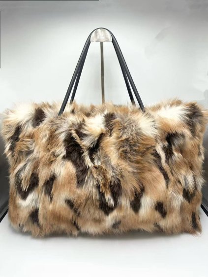 sac xxl effet fourrure bicolore 68cd32d654ba9