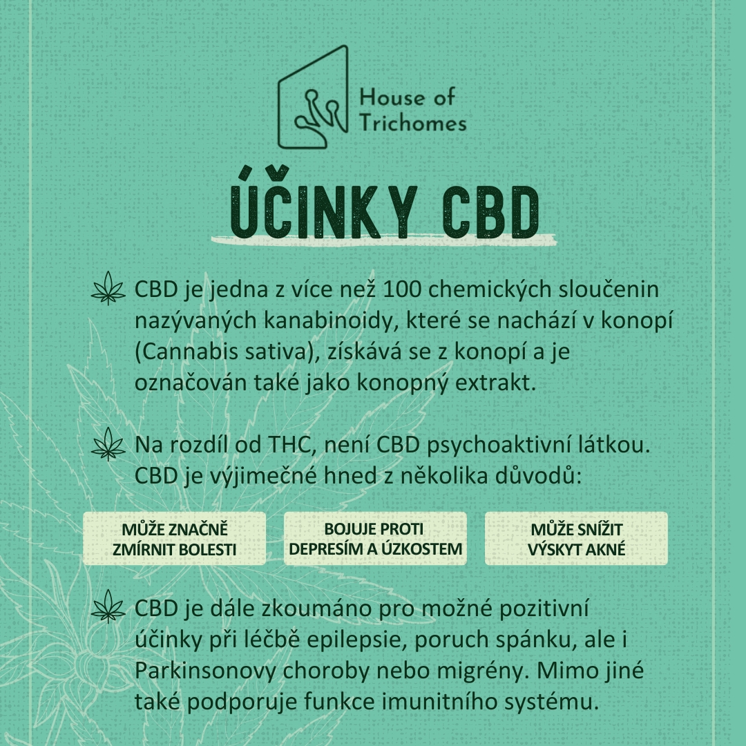 Účinky CBD