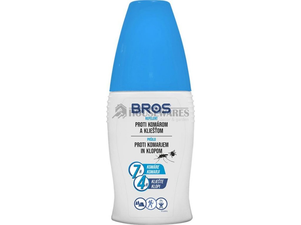 Sprej Bros, proti komárům a klíšťatům, repelentní, 50 ml