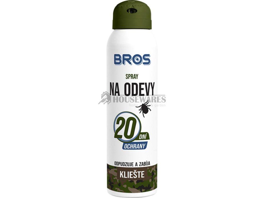Sprej Bros, proti klíšťatům, na oděv, repelentní, 120/90 ml
