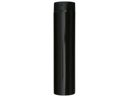Truba Smalt 0500 mm, hnědá, smaltovaná , 120 mm