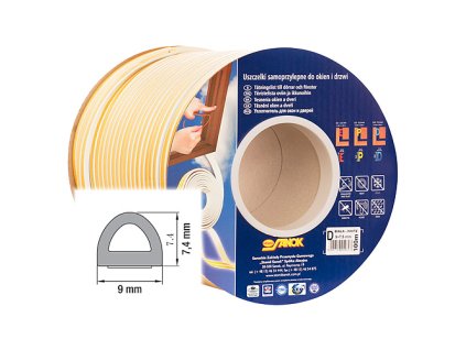 Těsnění Stomil SD-1AX/4-0, D, 9x7.4 mm, 100 m, hnědé