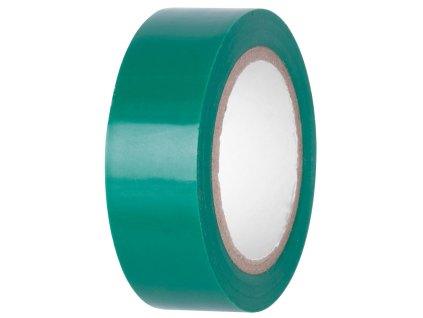 Páska E130GRN, zelená, izolační, lepící, 19 mm, L-10 m, PVC