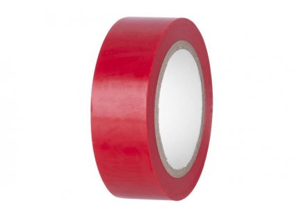 Páska E180RED, červená, izolační, lepící, 19 mm, L-10 m, PVC