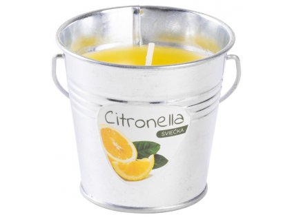 Svíčka Citronella CB143, vědro, 80 g, 80x72 mm