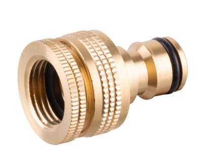 Přípojka Strend Pro, mosazná, G1/2" - G3/4", na vodovodní kohoutek, vnitřní závit