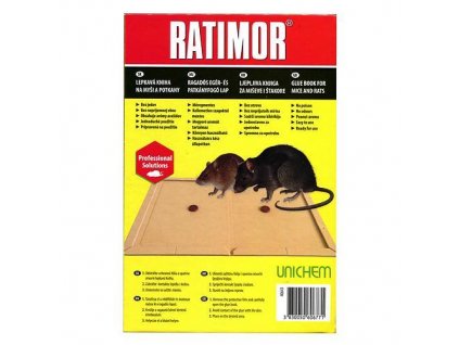 Deska RATIMOR na myši a potkany, lepící