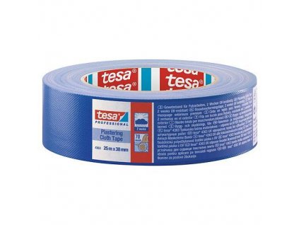 Páska tesa PRO Plastering, omítková, fasádní, lepící, modrá, UV, 38 mm, L-25 m