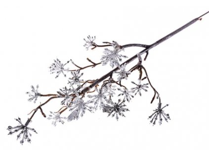 Větvička MagicHome Vánoce, Sedum.Silver, stříbrná, 14x30 cm