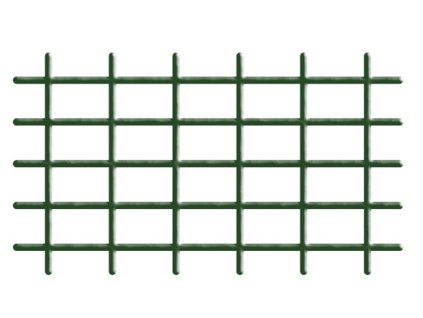 mřížka Garden MEK6 145x42,5 cm, 4/4,7 mm, PVC / ocel, opěrná na květy, zelená, zahradní