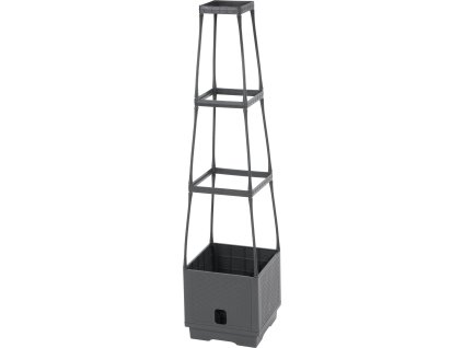 Květináč Strend Pro Herrison FP8018, s opěrnou věží, 250x250x1050 mm