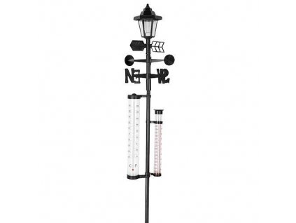 Meteostanice SWS29, 158 cm, srážkoměr, teploměr, solární lampa, směr větru