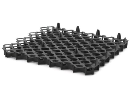mřížka zatravňovací GardenPUZZLE II, 500x500x40 mm, černá, UV
