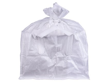 Vak BigBag TSF2, 68x35x46 cm, PP, 2 uši, bílý, pytel šněrovací, rovné dno, max. 100 kg, zahradní