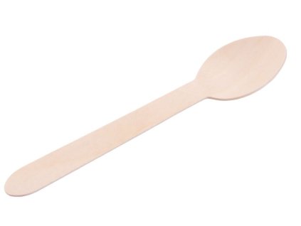 Lžíce MagicHome Woodline ECO, dřevěná, příborová, 160 mm, bal. 10 ks, 100 Natural