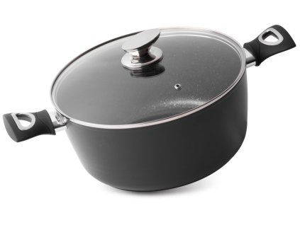 Hrnec MagicHome Black Line, 28 cm, 5900 ml, s pokrývkou