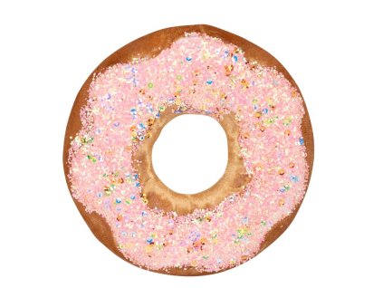 Dekorace MagicHome Vánoce Candy Line, donut, hnědý, závěsný, 13 cm