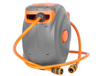 Navíječ Strend Pro, na stěnu, automatický 1/2", se zahradní hadicí L-202 m