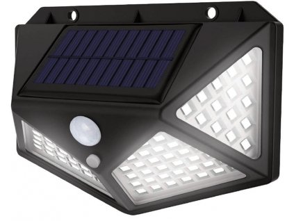 Svítidlo Strend Pro SL6251, na stěnu/plot, 100x LED, solární, senzor pohybu, 200 lm
