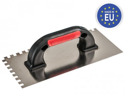 Hladítko Strend Pro Premium, EXC RED-Black, U-plast. rukojeť, 270x130 mm, e12 mm, 0,7 mm, nerez