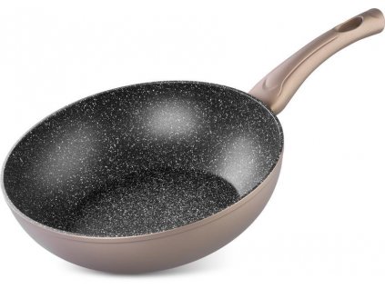 Pánvička Wok MagicHome Coffee Brown Line, 28 cm