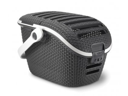 Box Curver PET CARRIER, antracit, 38x51x33 cm, přepravní, na kočku a psa