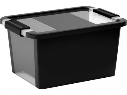 Box s víkem KIS Bi-Box S, 11 lit., černý, 26x36,5x19 cm
