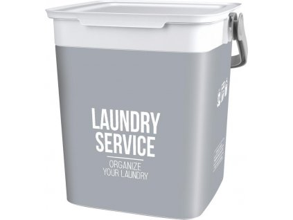 Koš KIS Chic Laundry Bag, šedý, 23x25,5x25 cm, na prádlo a prádlo