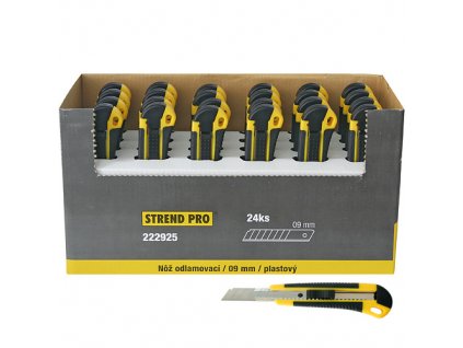 Nůž Strend Pro UKBOX-86-9, 9 mm, odlamovací, plastový