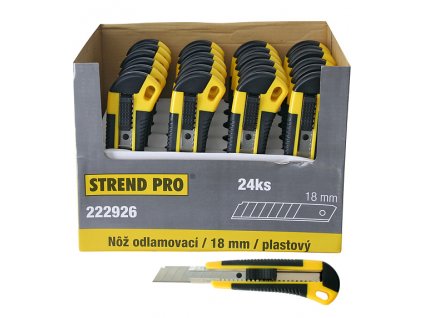 Nůž Strend Pro UKBOX-86-18 18 mm, odlamovací, plastový
