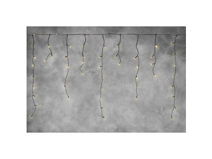 Řetěz MagicHome Vánoce MULTI CONNECT Star icicle, 100xLED, 230V, délka 0,9x2,5 m, bez zdroje, exteriér, LED bílá