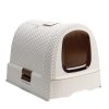 Toaleta Curver LITTERBOX, Vintage, pro domácí kočku, 51x38x40 cm