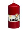 Svíčka bolsius Pillar 120/60 mm, červená