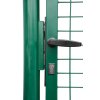 Brána Strend Pro METALTEC ECO, 1000/1400/50x50 mm, hranatý rám, zelená, jednokřídlová, zahradní, ZNPVC, RAL6005