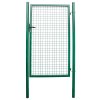 Brána Strend Pro METALTEC ECO, 1000/1400/50x50 mm, hranatý rám, zelená, jednokřídlová, zahradní, ZNPVC, RAL6005