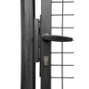 Brána Strend Pro METALTEC ECO, 1000/1500/50x50 mm, hranatý rám, antracit, jednokřídlová, zahradní, ZNPVC, RAL7016