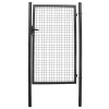Brána Strend Pro METALTEC ECO, 1000/1500/50x50 mm, hranatý rám, antracit, jednokřídlová, zahradní, ZNPVC, RAL7016