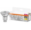 Žárovka OSRAM BASIC LED GU10 50 (ean8392) 36° 4,3W/840 4000K MULTIPACK, sklo, Star CLASSIC