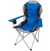 Stolička Strend Pro, skládací, modrá, kempingová, 80x50x105 cm