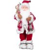 Dekorace MagicHome Vánoce, Santa stojící, červený, 122 cm