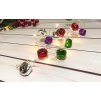 Řetěz MagicHome Vánoce Bell, 20x LED bílá, se zvonečkem, 2xAA, jednoduché svícení, osvětlení, L-1,9 m