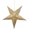Hvězda MagicHome Vánoce, 10x LED, teplá bílá, 3xAA, dálkový ovladač, 40 cm