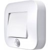 Svítidlo LEDVANCE NIGHTLUX Hall White, se senzorem pohybu, 3xAAA, 84x73x22 mm