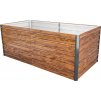 Záhon Strend Pro Garden, 200x100x77cm, 3D design dřevo, kov, vyvýšený