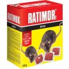 Návnada RATIMOR Bromadiolon, měkká, na myši a potkany, 150 g