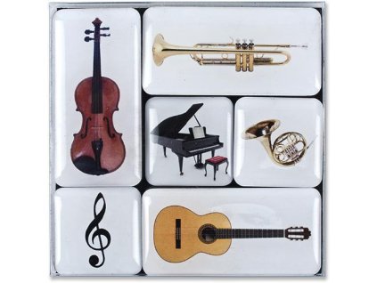 25873 magnetky hudebni nastroje