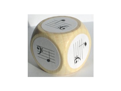 26104 kostka s notami v basovem klici c az g