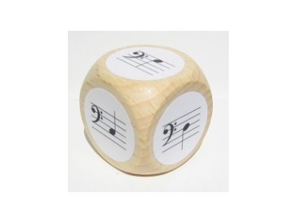 26110 kostka s notami v basovem klici c az g