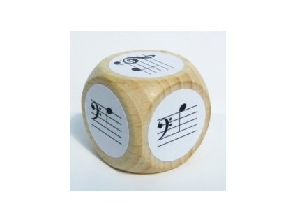 26116 kostka s notami v basovem klici a az e1